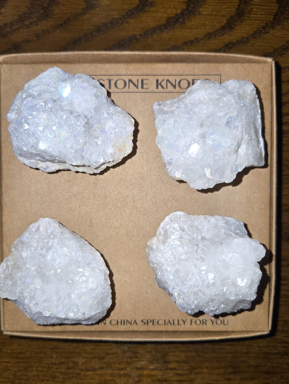Crystal Living Gemstone Knobs- Was Stored in Smoker Household